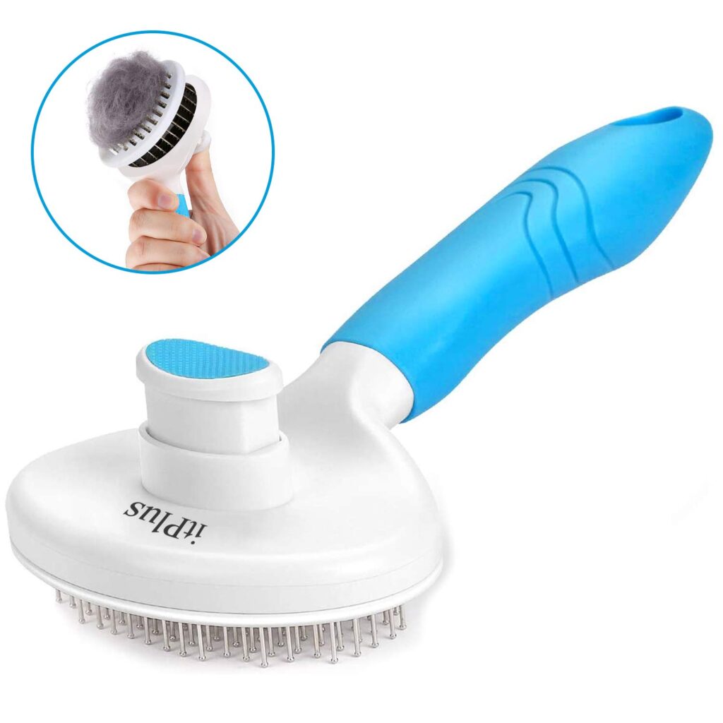 Cat Grooming Brush- Self Cleaning Slicker